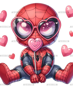 Valentine Spider DTF Transfer