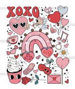 Valentine Things DTF Transfer