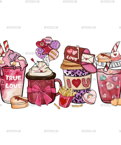 Valentine's Day Coffee-2 DTF Transfer