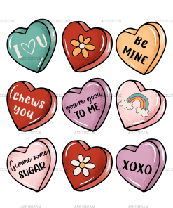 Valentines Candies-4 DTF Transfer