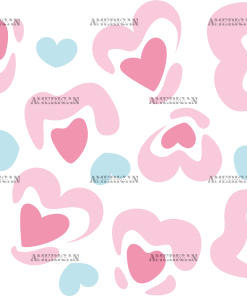 Valentines Day Hearts-1 UV DTF Transfer