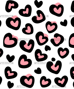 Valentines Day Hearts-12 UV DTF Transfer