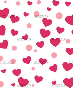 Valentines Day Hearts-13 UV DTF Transfer