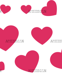 Valentines Day Hearts-17 UV DTF Transfer