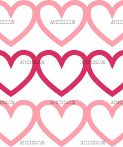 Valentines Day Hearts-18 UV DTF Transfer