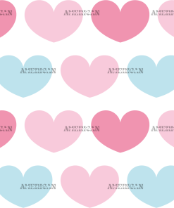 Valentines Day Hearts-4 UV DTF Transfer