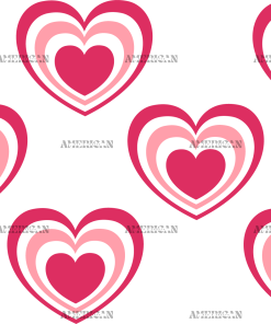 Valentines Day Hearts-8 UV DTF Transfer