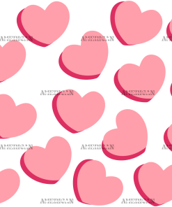 Valentines Day Hearts-9 UV DTF Transfer