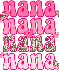 Valentines Day Nana DTF Transfer