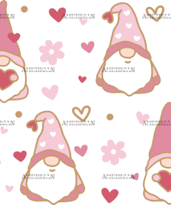 Valentines Gnomes-1 UV DTF Transfer