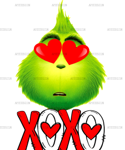 Valentines Grinch Xoxo DTF Transfer