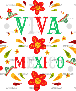 Viva Mexico-7 DTF Transfer