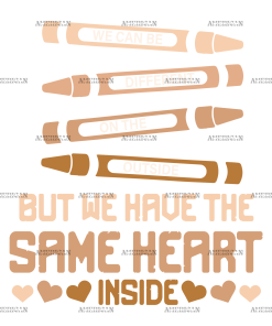 We Have Same Heart Inside-2 DTF Transfer