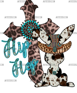 Western Hip Hop Easter DTF Transfer