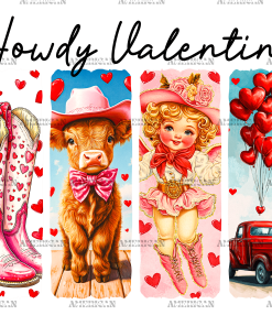 Western Howdy Valentine-1 DTF Transfer