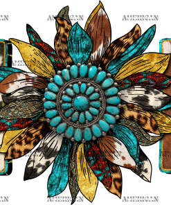 Western Mom Cowhide DTF Transfer