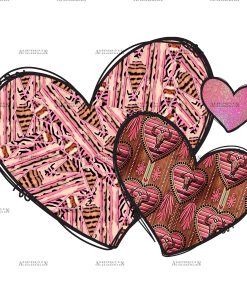 Western Vibes Hearts DTF Transfer