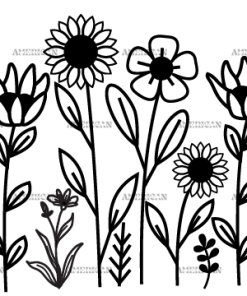 Wild Flowers-11 UV DTF Transfer