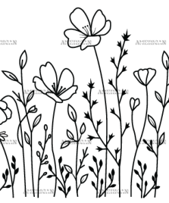 Wild Flowers-17 UV DTF Transfer