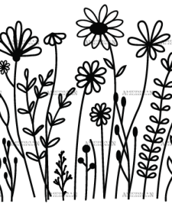 Wild Flowers-2 UV DTF Transfer