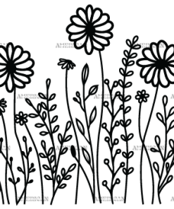 Wild Flowers-21 UV DTF Transfer