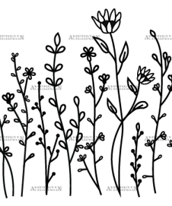 Wild Flowers-24 UV DTF Transfer