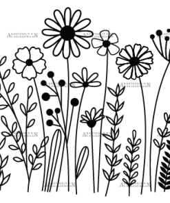 Wild Flowers-25 UV DTF Transfer