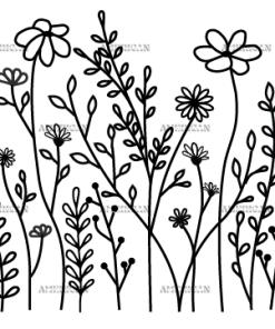 Wild Flowers-27 UV DTF Transfer