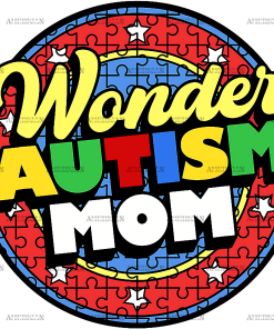 Wonder Autism Mom DTF Transfer