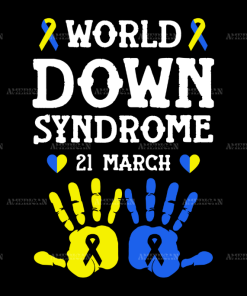 World Down Syndrome 21 March DTF Transfer