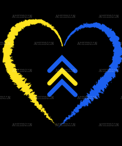 World Down Syndrome Day Heart DTF Transfer