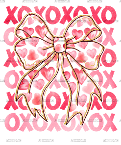 Xoxo Bow-2 DTF Transfer