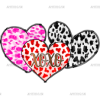 Xoxo Hearts DTF Transfer