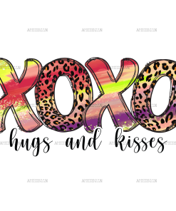 Xoxo Hugs And Kisses-5 DTF Transfer