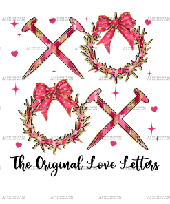 Xoxo Original Love Letters DTF Transfer