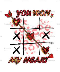 You Won My Heart DTF Transfer