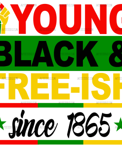 Young Black Freeish DTF Transfer