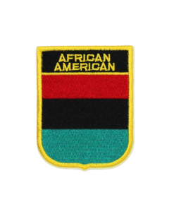 African American Shield Patch (Small/Embroidery)