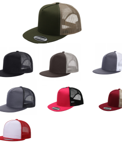 Solid & 2-Tone 5 Panel Caps
