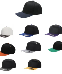 Tencel 2-Tone 5 Panel Caps