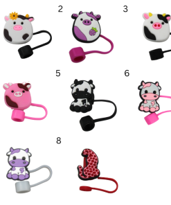 Animal Straw Toppers