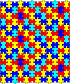 Autism Puzzle DTF Transfer