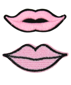 Baby Pink Lips Patch (Small/Embroidery)