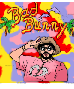 Bad Bunny Dtf Transfer