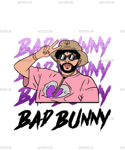 Bad Bunny 2 Dtf Transfer