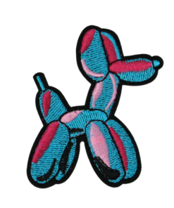Blue Balloon Dog Patch (Small/Embroidery)