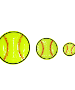 Green Softball Patch (Small/Sequin)