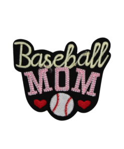 Baseball Mom Patch(Small/Embroidery)