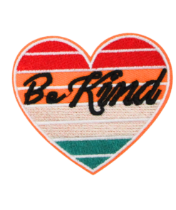 Be Kind - Heart Patch (Small/Embroidery)