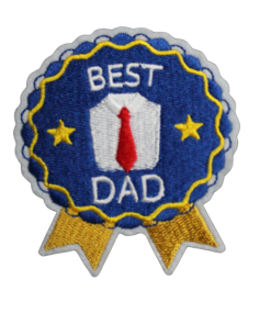 Best Dad Patch (Small/Embroidery)